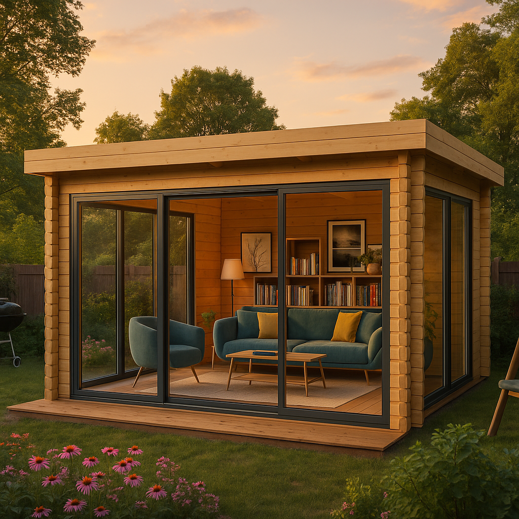 Fjordholz Gartenhaus Alu Concept 70 H