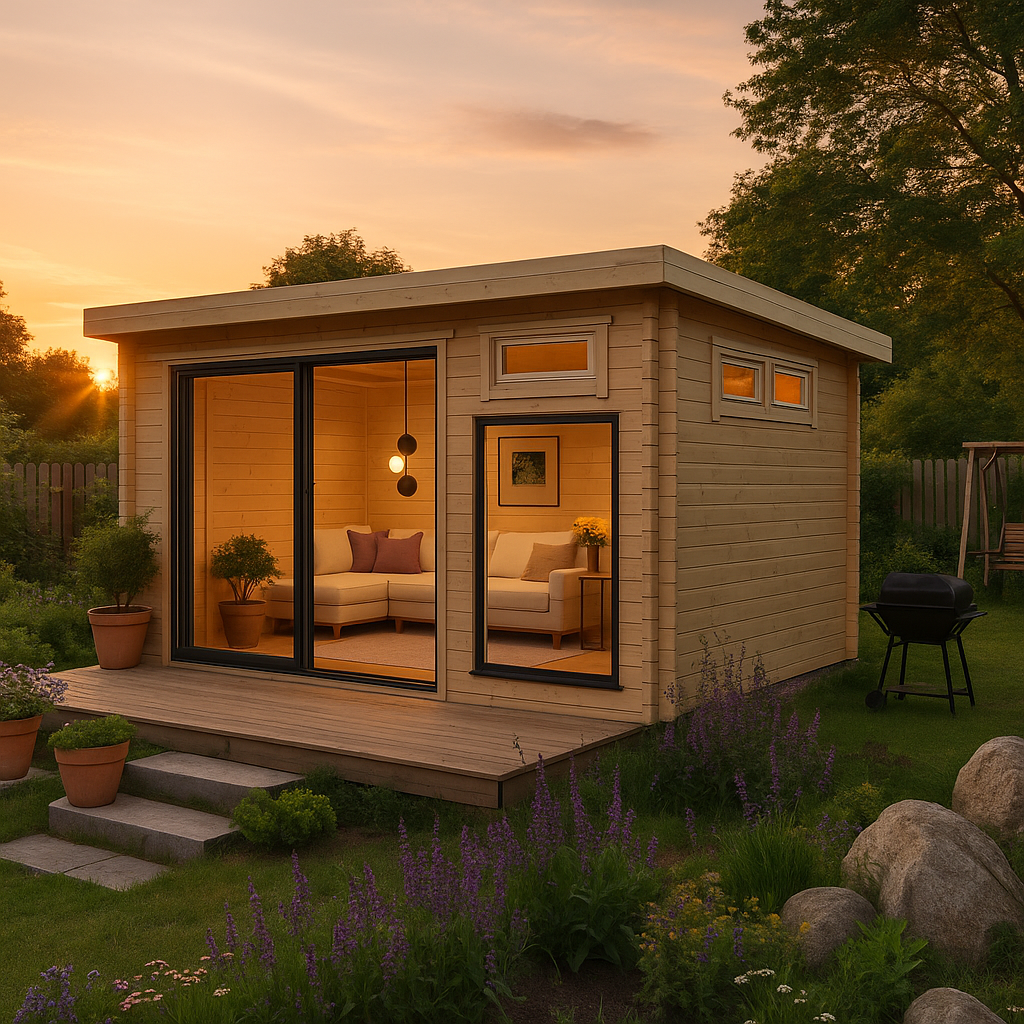Fjordholz Gartenhaus Alu Concept 70 I