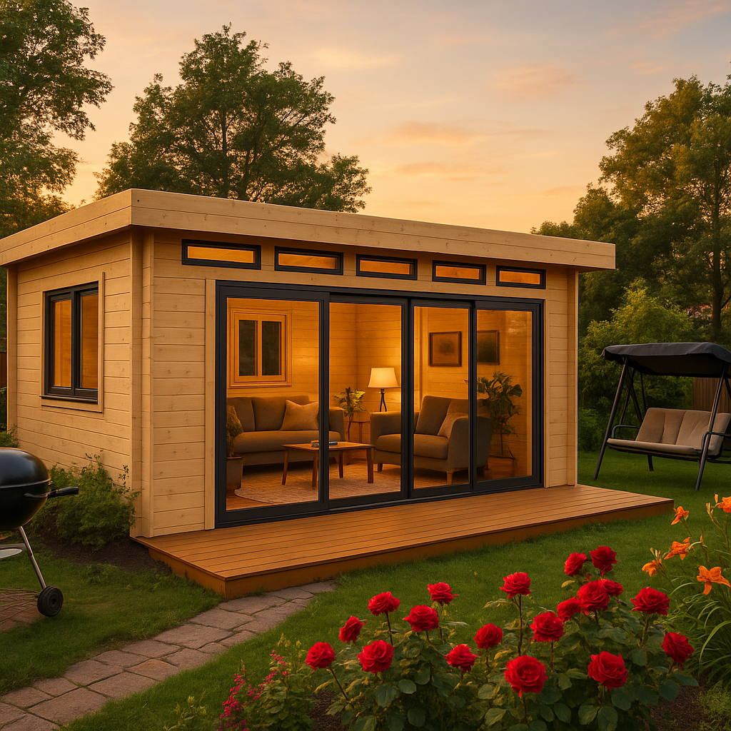 Fjordholz Gartenhaus  Alu Concept 70 K