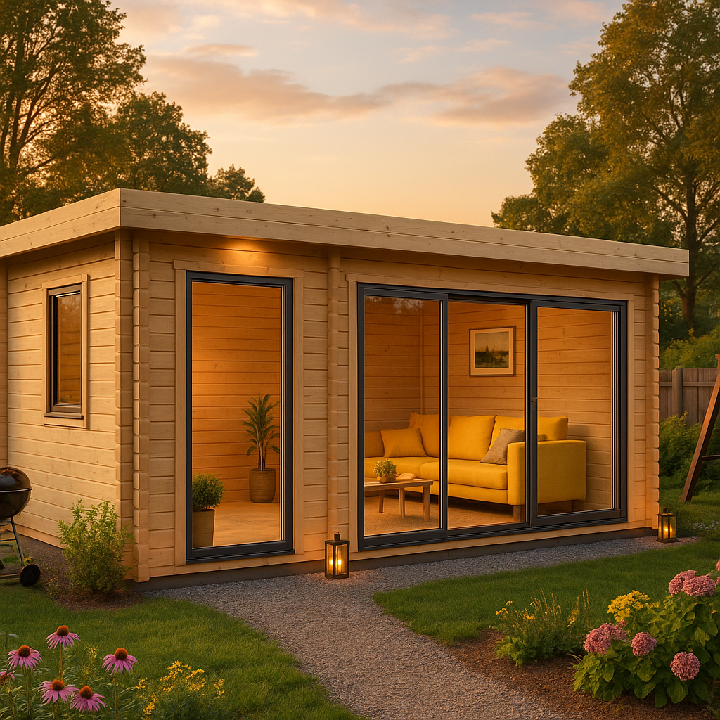 Fjordholz Gartenhaus  Alu Concept 70 K