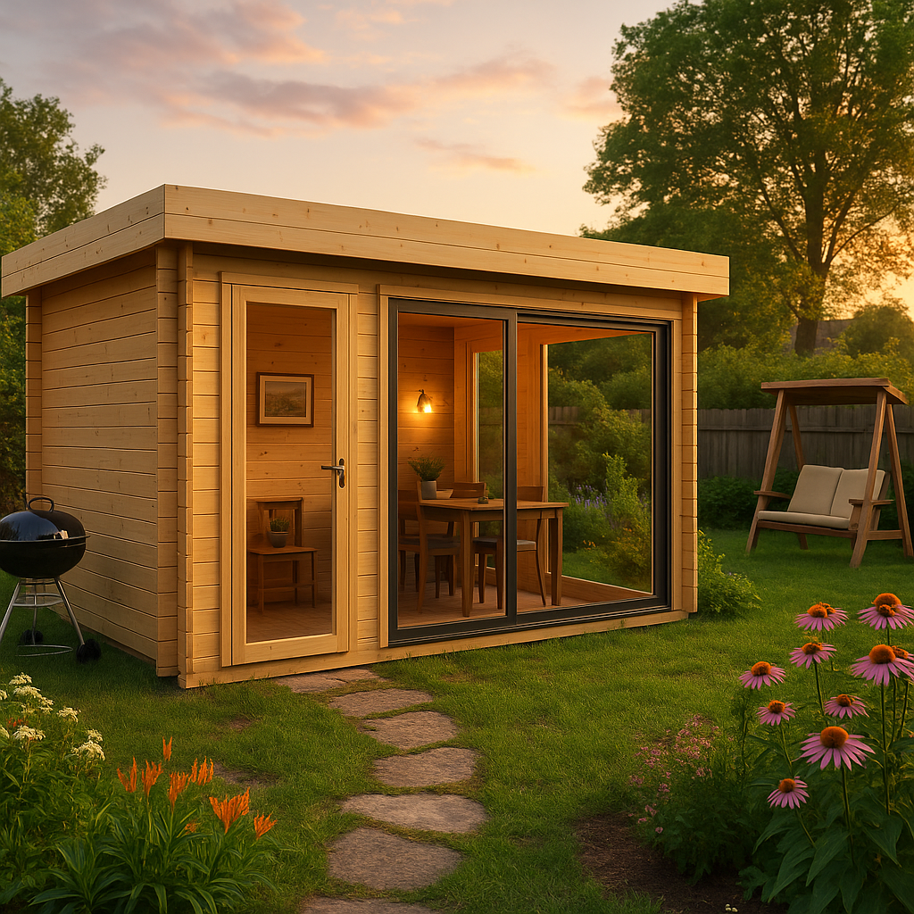 Fjordholz Gartenhaus Alu Concept 70 M