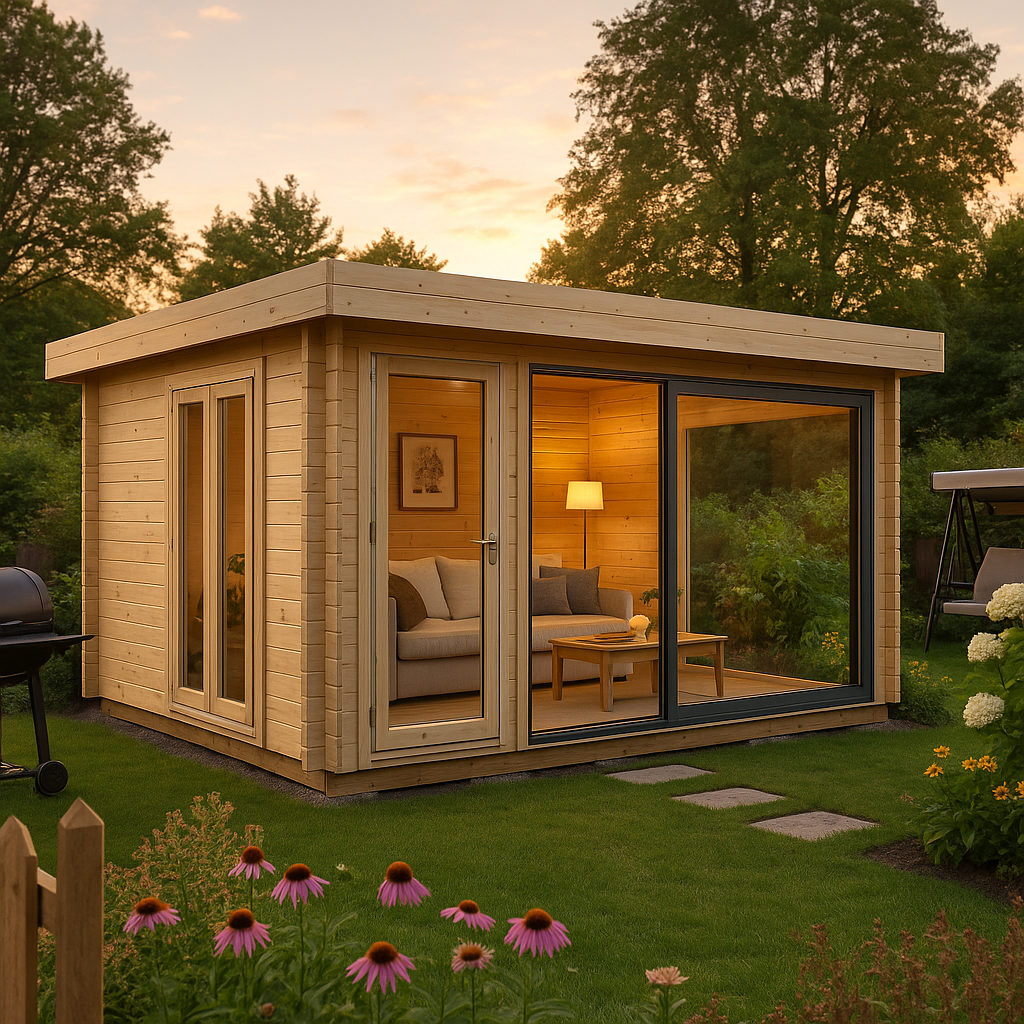 Fjordholz Gartenhaus Alu Concept 70 M