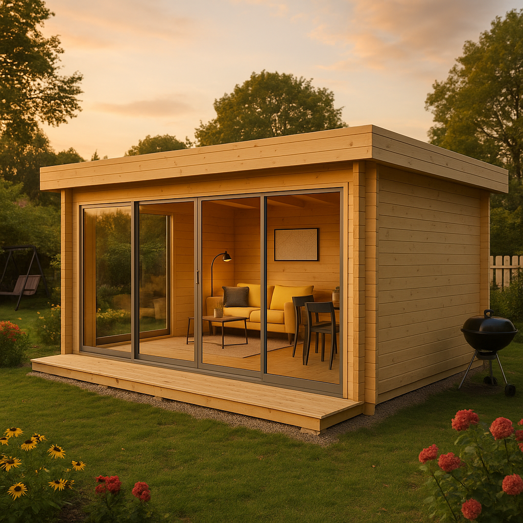 Fjordholz Gartenhaus Alu Concept 70 O