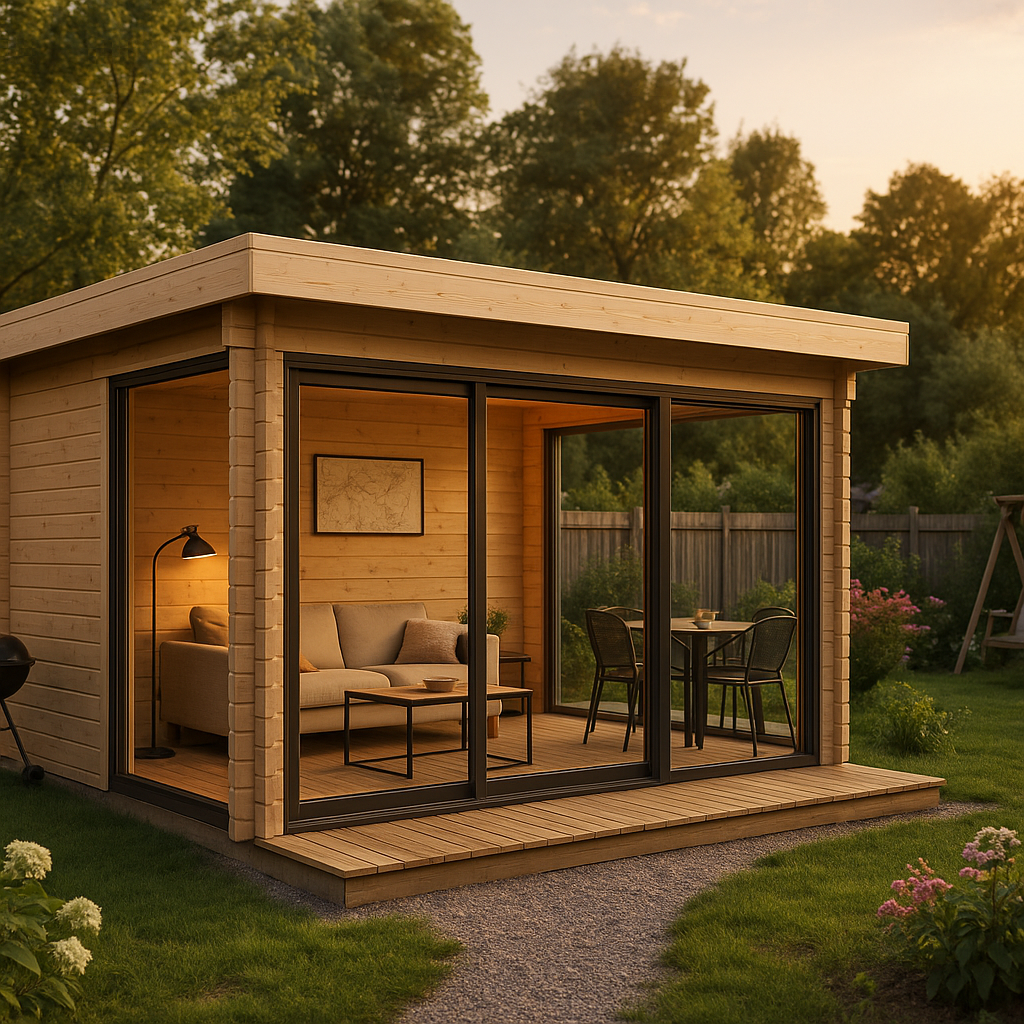 Fjordholz Gartenhaus Alu Concept 70 O