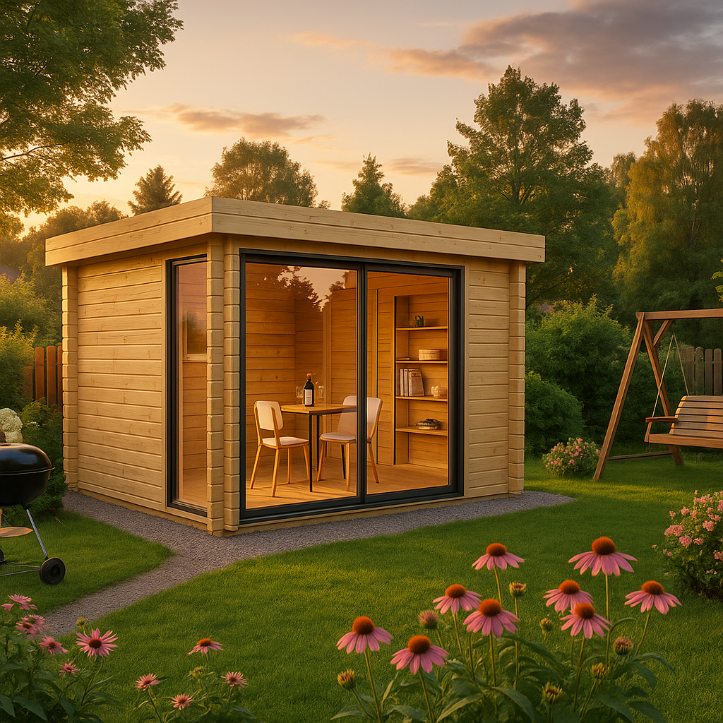 Fjordholz Gartenhaus Alu Concept 70 P