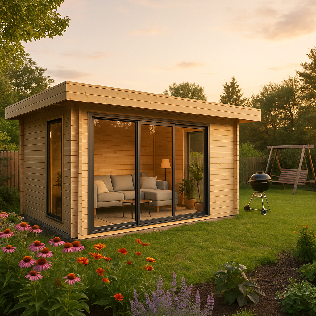 Fjordholz Gartenhaus Alu Concept 70 Q