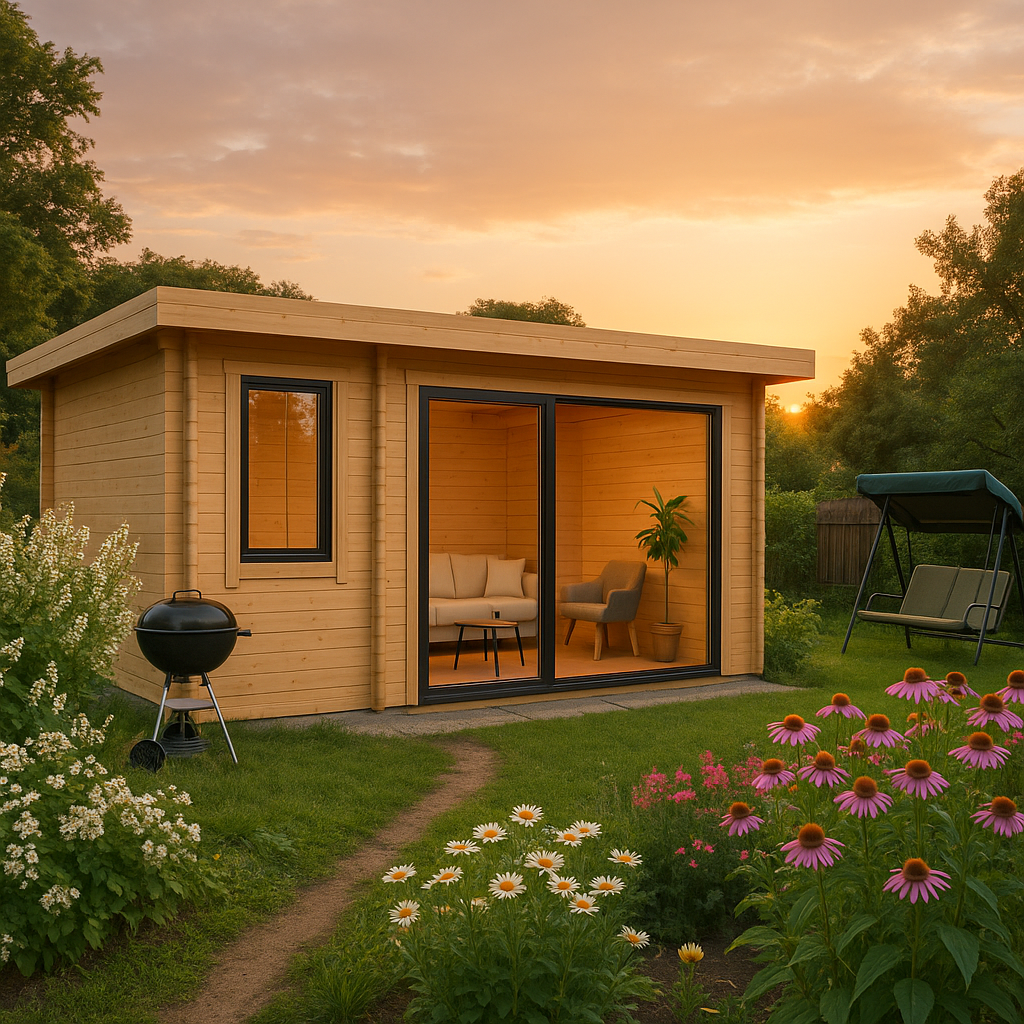 Fjordholz Gartenhaus Alu Concept 70 Q