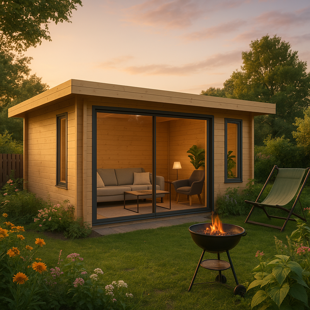 Fjordholz Gartenhaus Alu Concept 70 Q