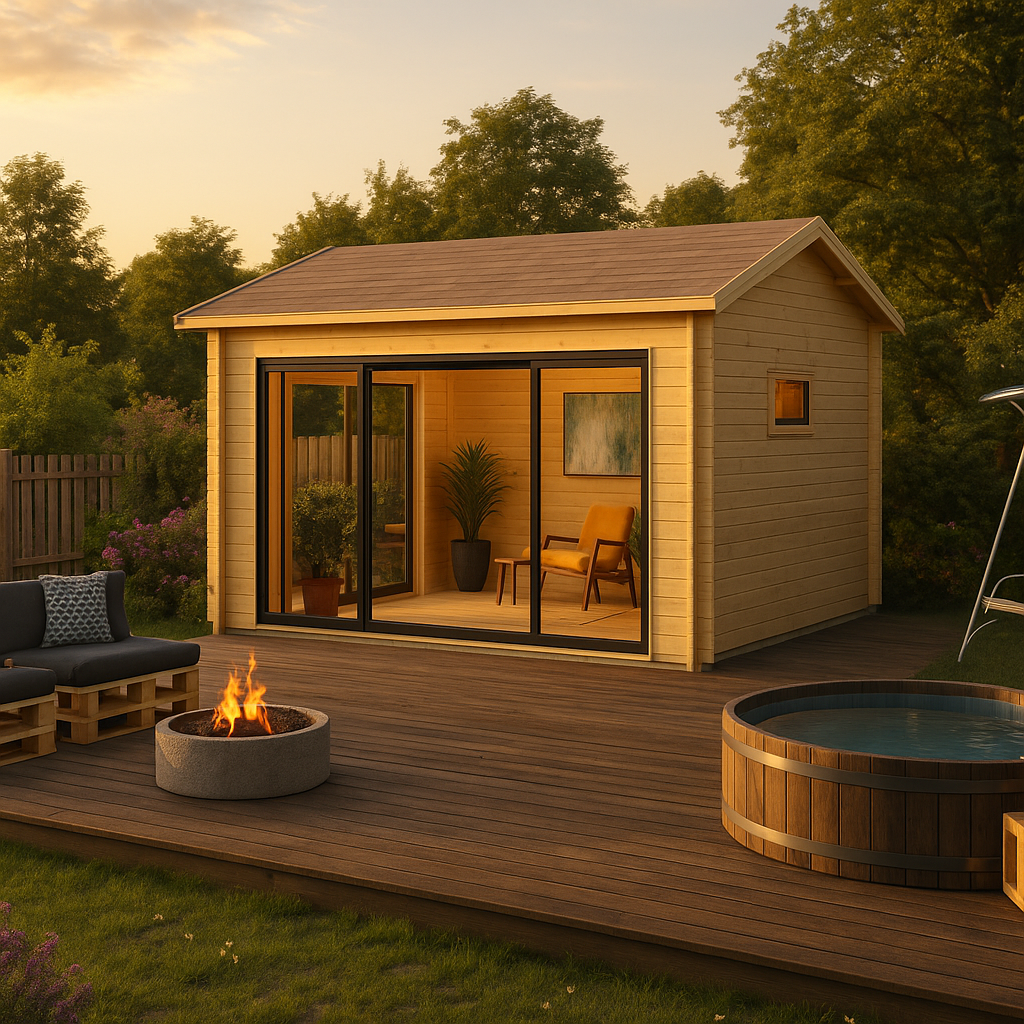 Fjordholz Gartenhaus Alu Concept Jara 44 A