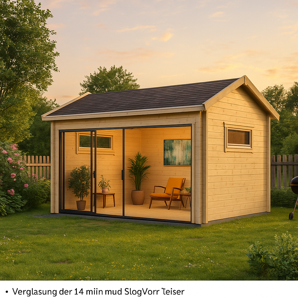Fjordholz Gartenhaus Alu Concept Jara 44 A