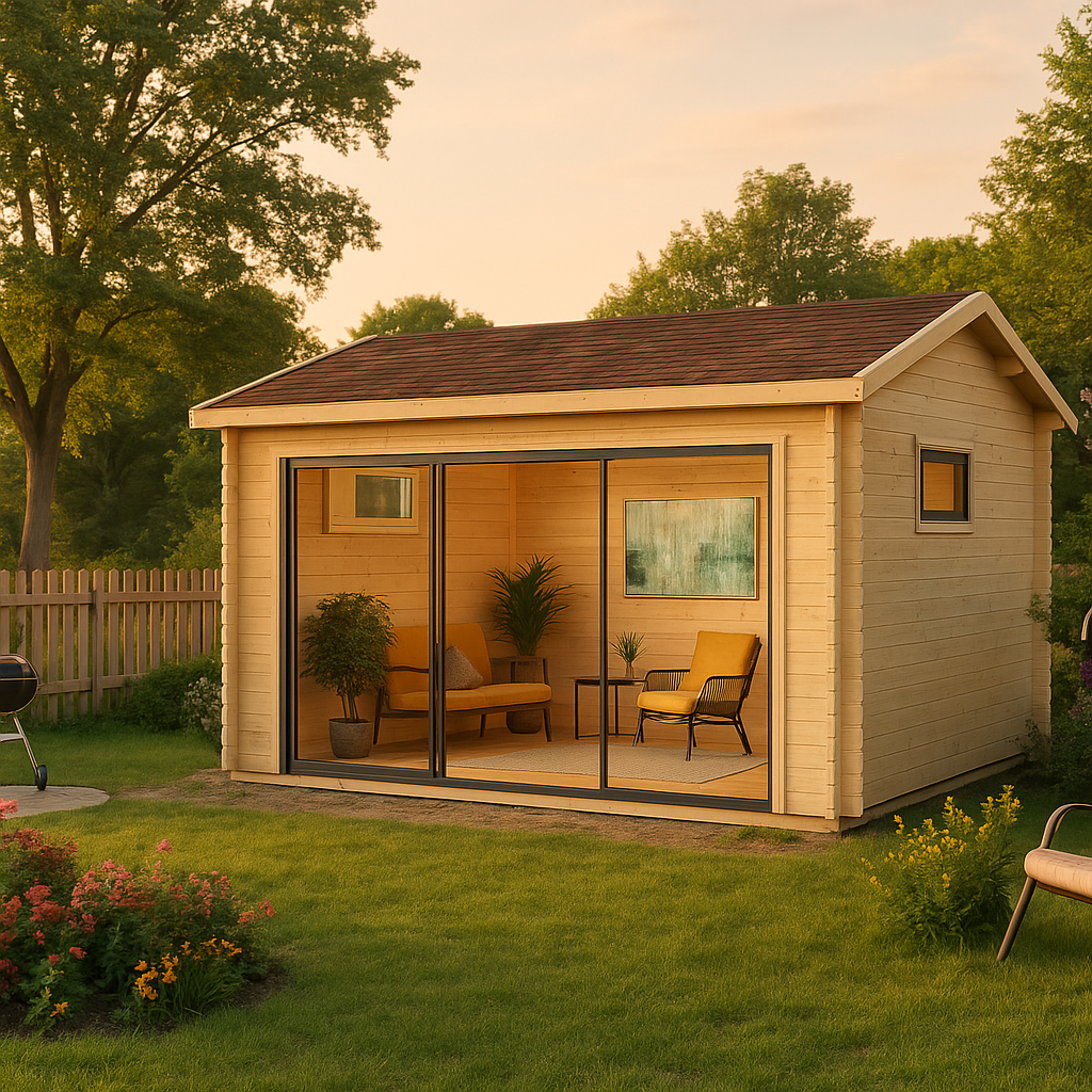 Fjordholz Gartenhaus Alu Concept Jara 44 A