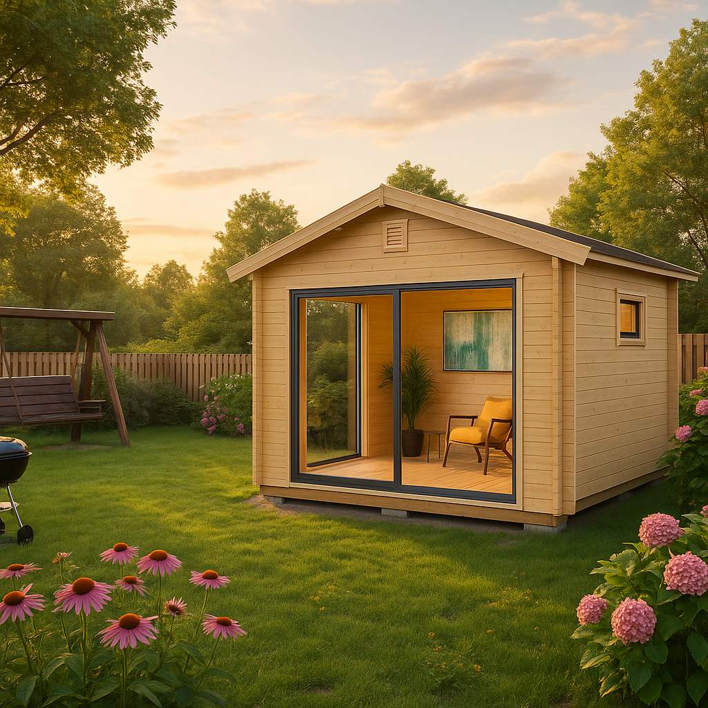 Fjordholz Gartenhaus Alu Concept Jara 44 A