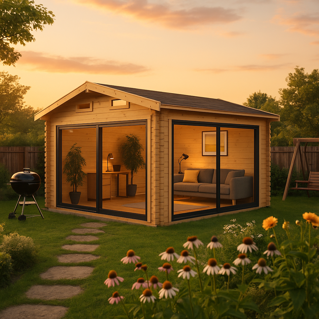 Fjordholz Gartenhaus Alu Concept Jara 44 B