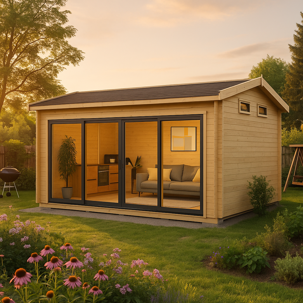 Fjordholz Gartenhaus Alu Concept Jara 44 B