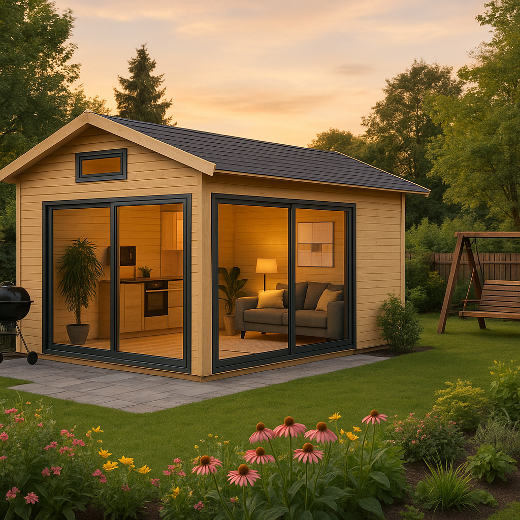 Fjordholz Gartenhaus Alu Concept Jara 44 B