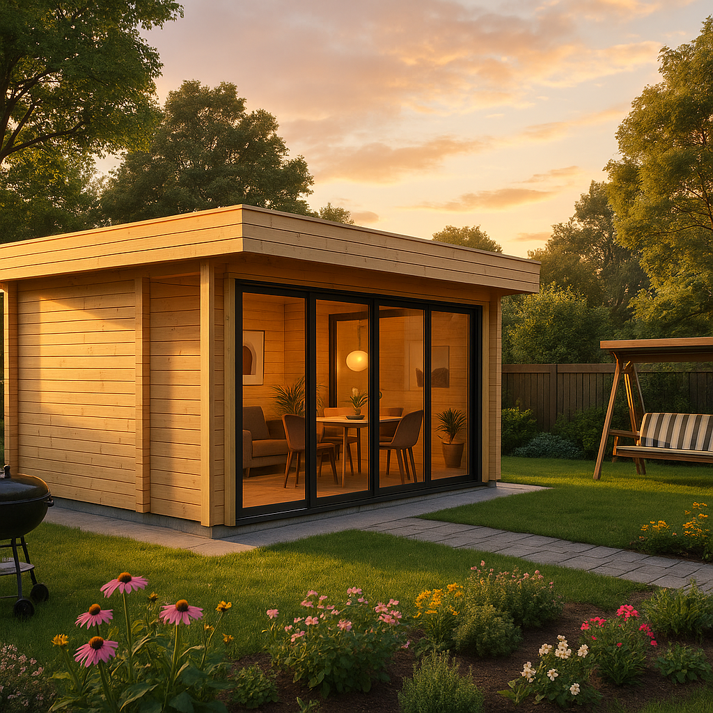 Fjordholz Gartenhaus Alu Concept Lasse 44 B