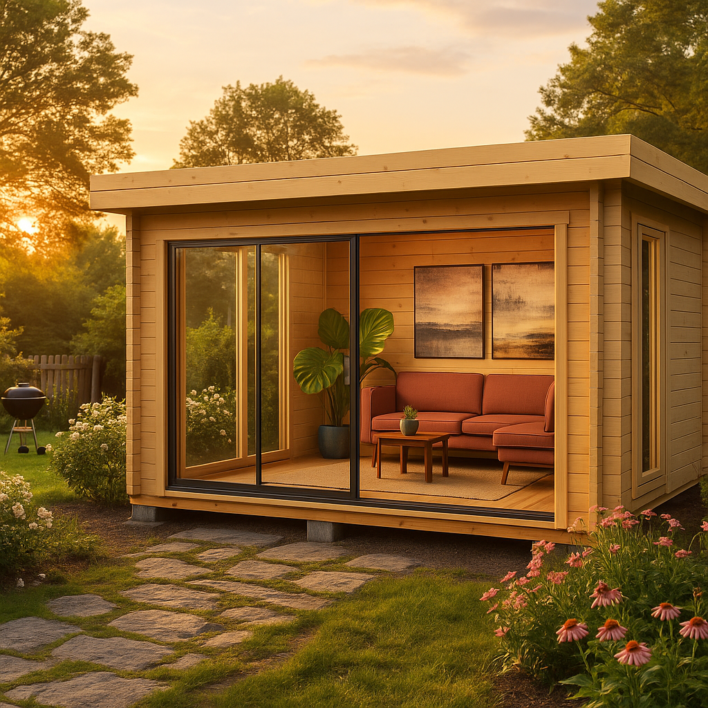 Fjordholz Gartenhaus Alu Concept Lounge 44 A