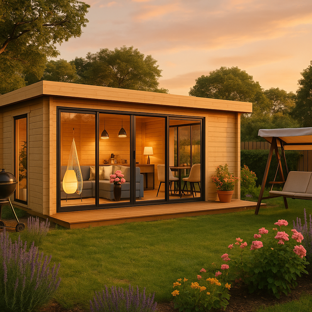 Fjordholz Gartenhaus Alu Concept Lounge 44 B