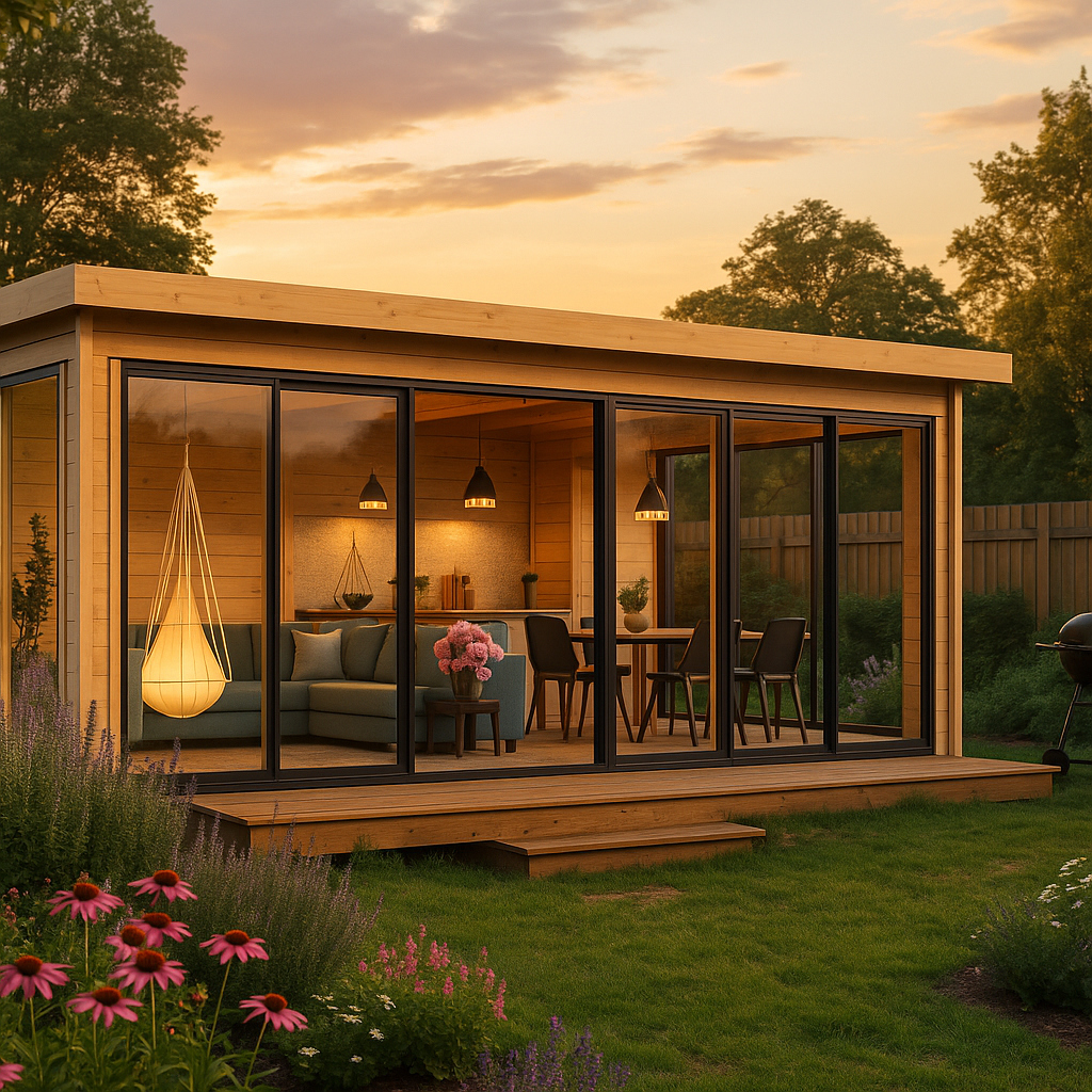 Fjordholz Gartenhaus Alu Concept Lounge 44 B