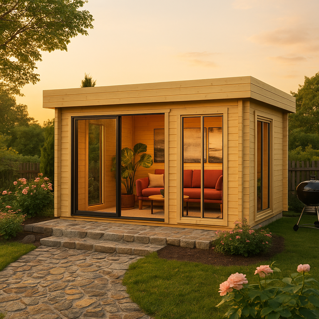 Fjordholz Gartenhaus Alu Concept Lounge 70 A