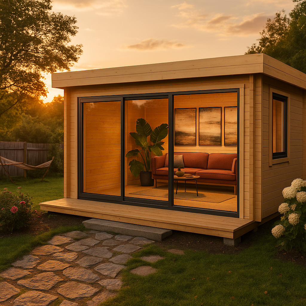 Fjordholz Gartenhaus Alu Concept Lounge 70 A