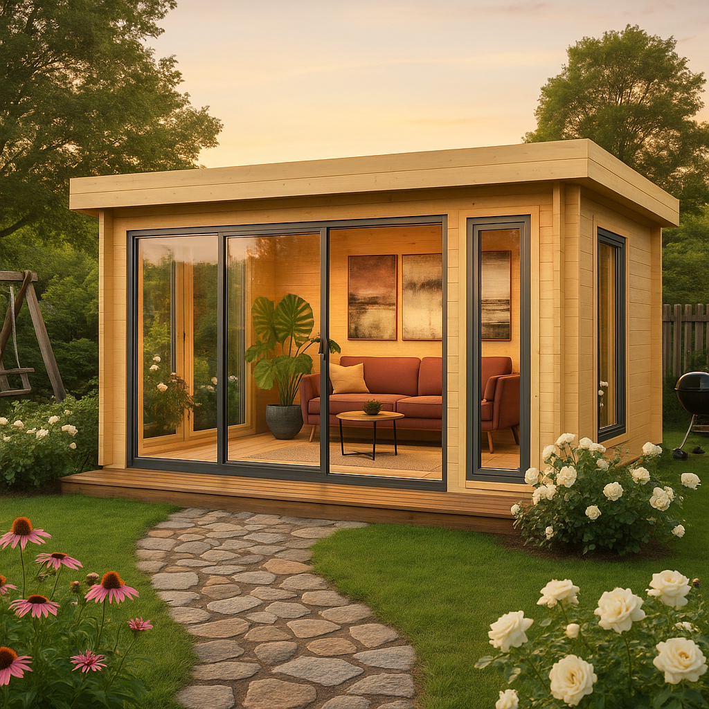 Fjordholz Gartenhaus Alu Concept Lounge 70 A