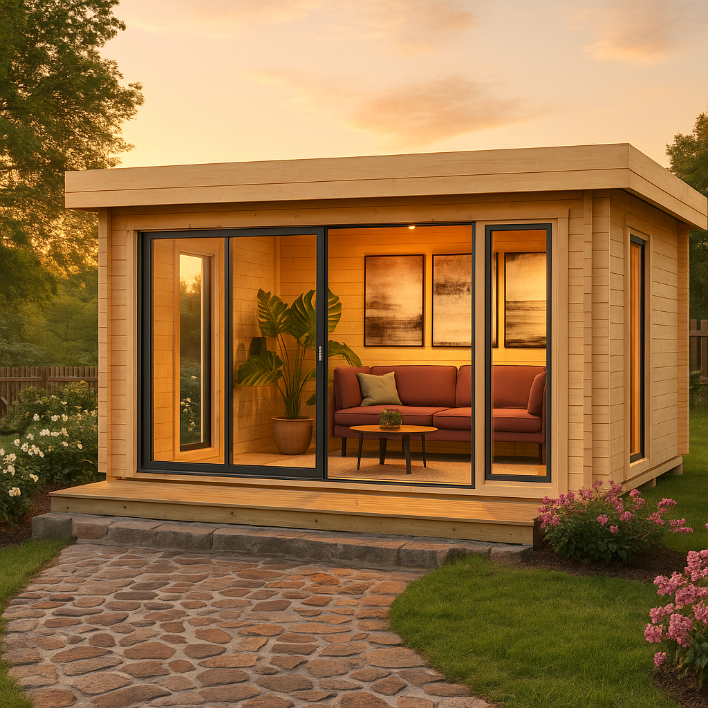 Fjordholz Gartenhaus Alu Concept Lounge 70 A