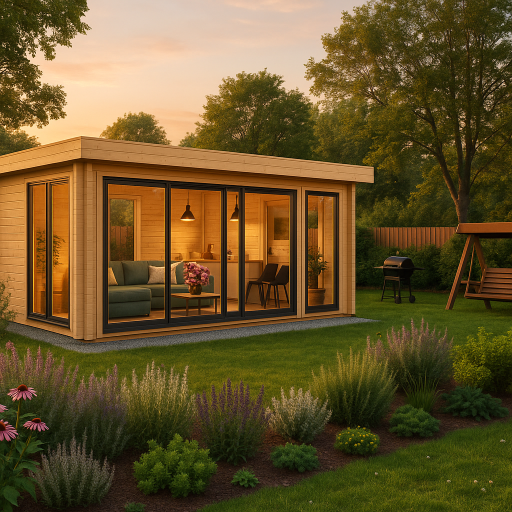 Fjordholz Gartenhaus Alu Concept Lounge 70 B