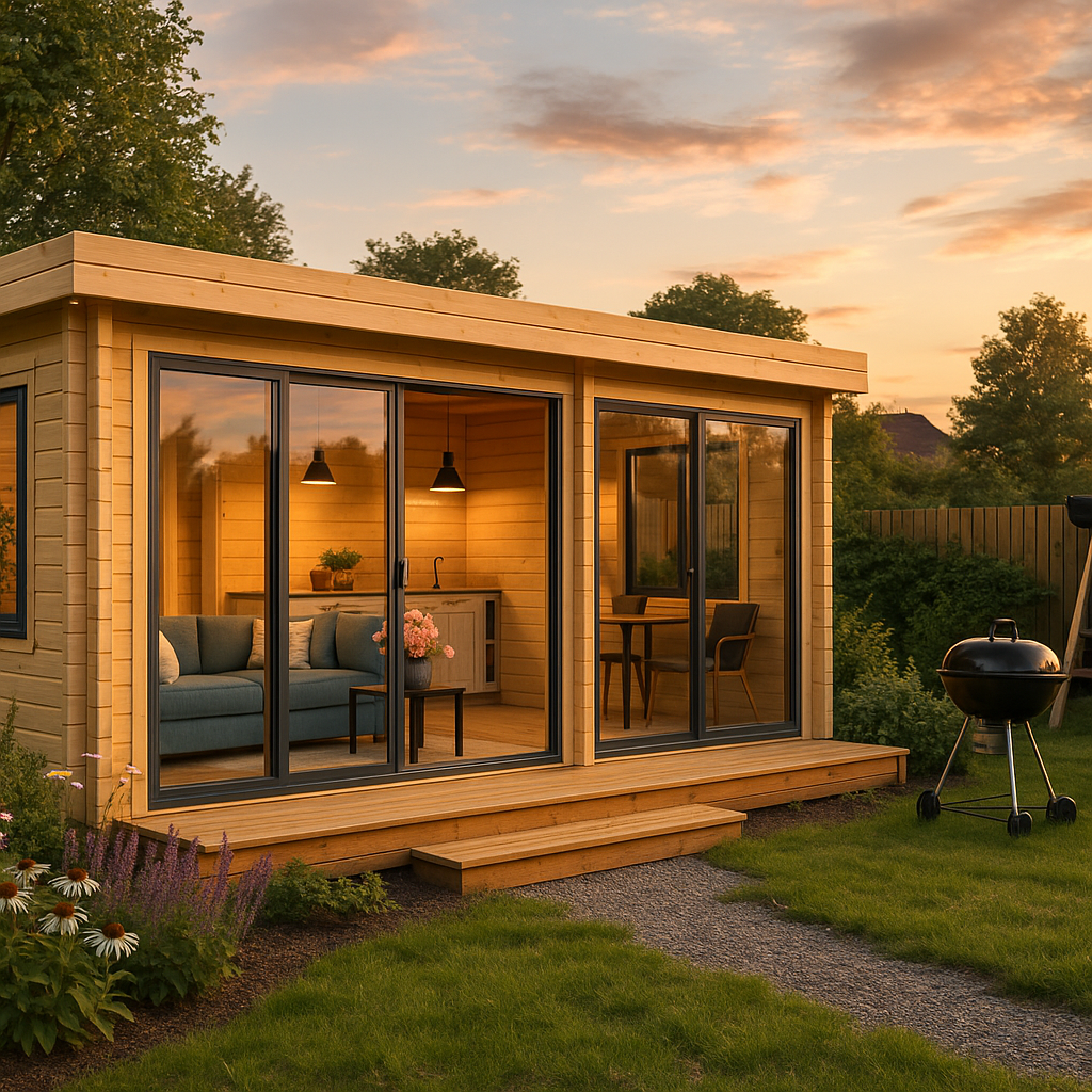 Fjordholz Gartenhaus Alu Concept Lounge 70 B