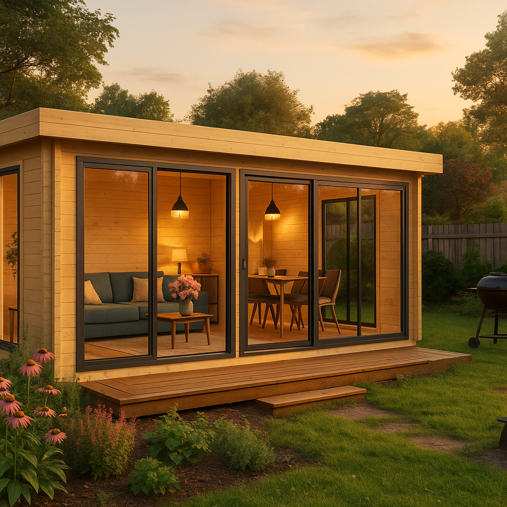 Fjordholz Gartenhaus Alu Concept Lounge 70 B