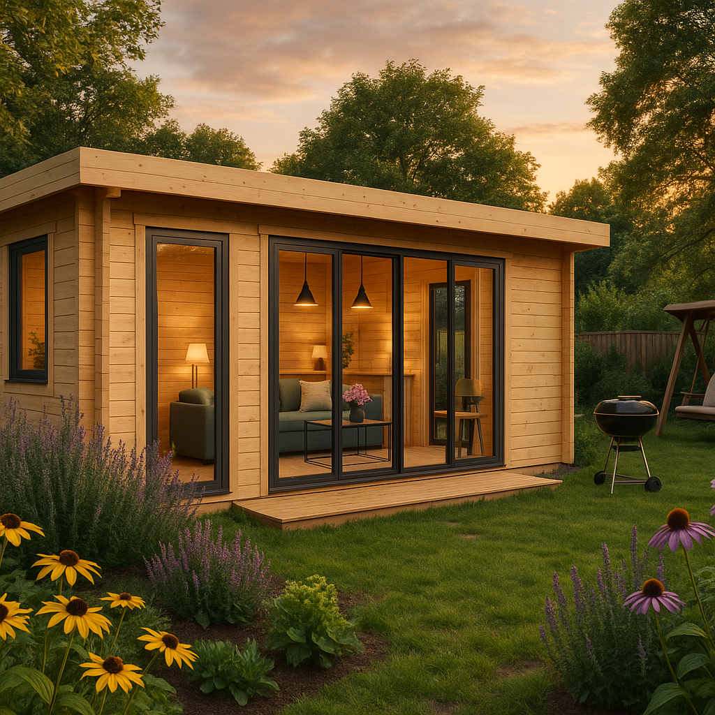 Fjordholz Gartenhaus Alu Concept Lounge 70 B