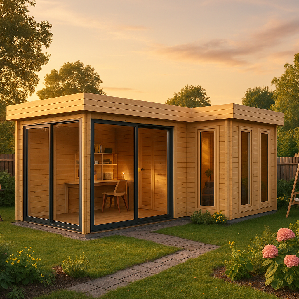 Fjordholz Gartenhaus Alu Concept Quinta 44
