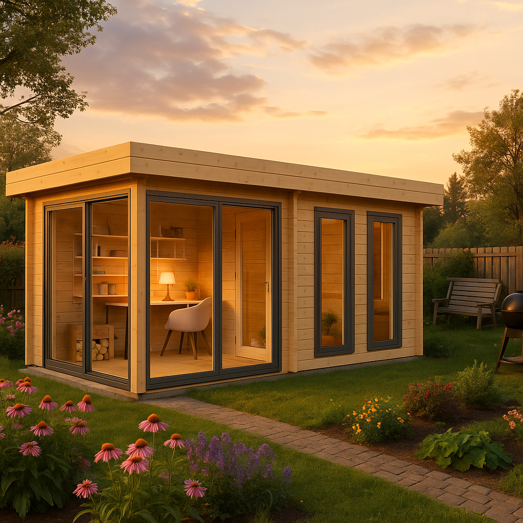 Fjordholz Gartenhaus Alu Concept Quinta 44