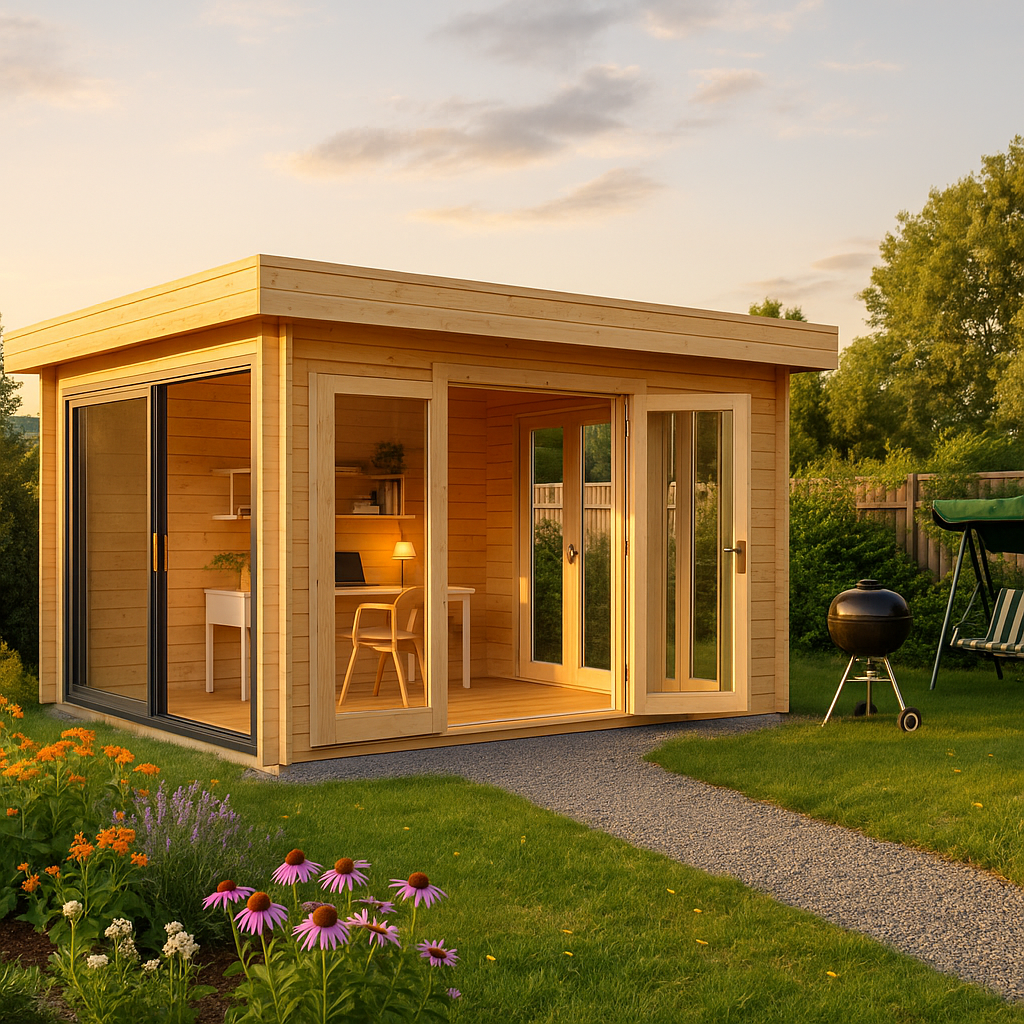 Fjordholz Gartenhaus Alu Concept Quinta 70