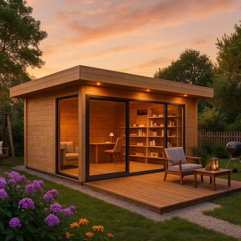 Fjordholz Gartenhaus Alu Concept Relax 44 A