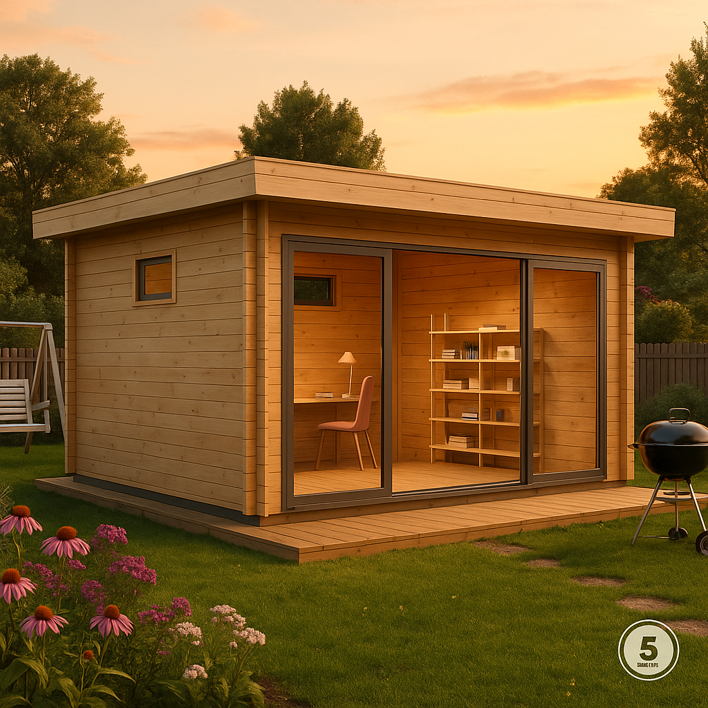 Fjordholz Gartenhaus Alu Concept Relax 44 A
