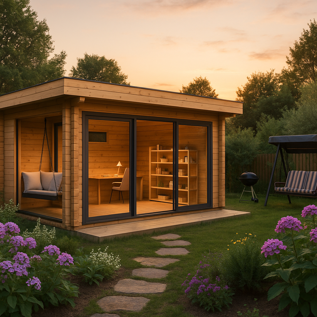 Fjordholz Gartenhaus Alu Concept Relax 44 A
