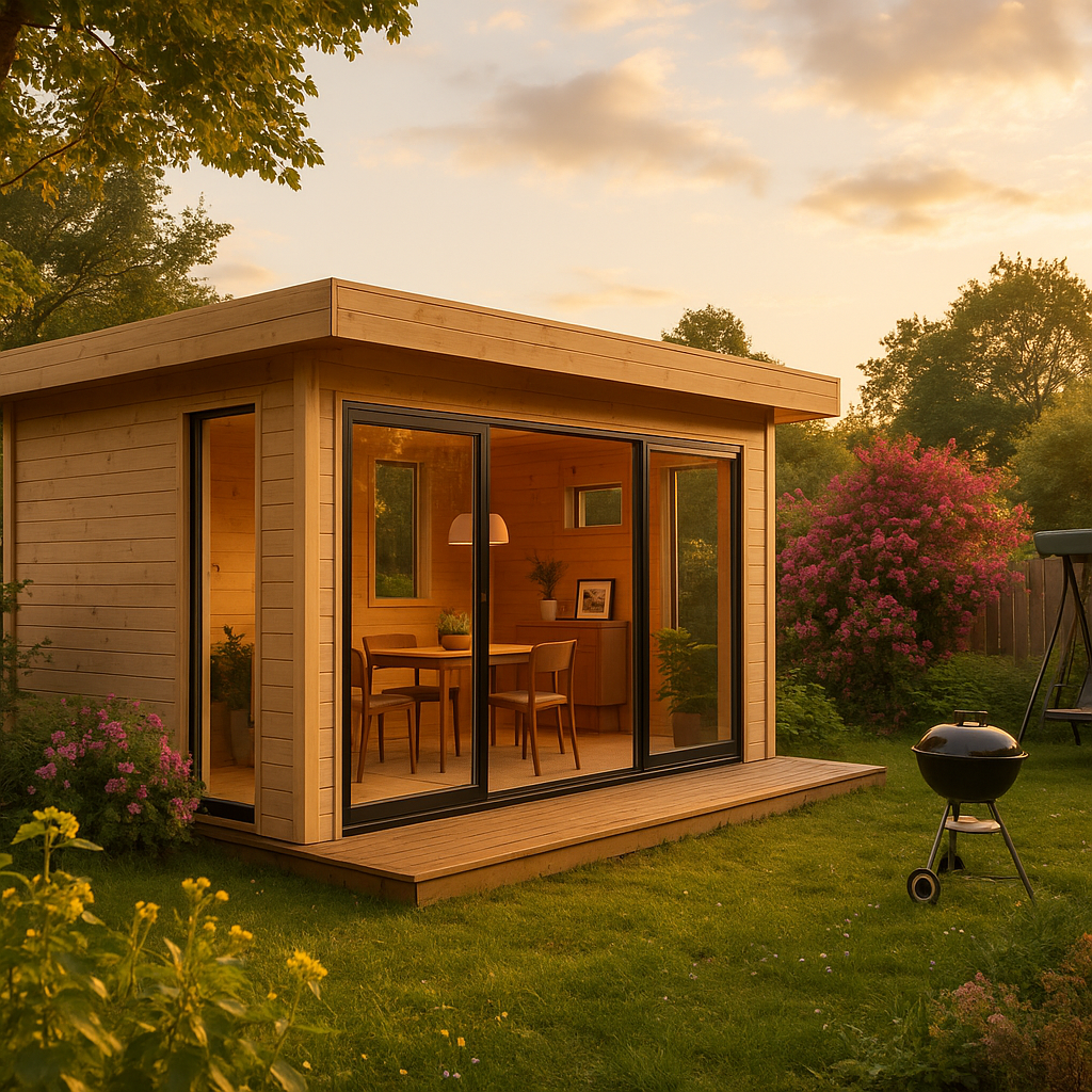 Fjordholz Gartenhaus Alu Concept Relax 44 B