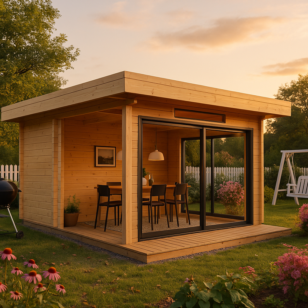 Fjordholz Gartenhaus Alu Concept Relax 44 B