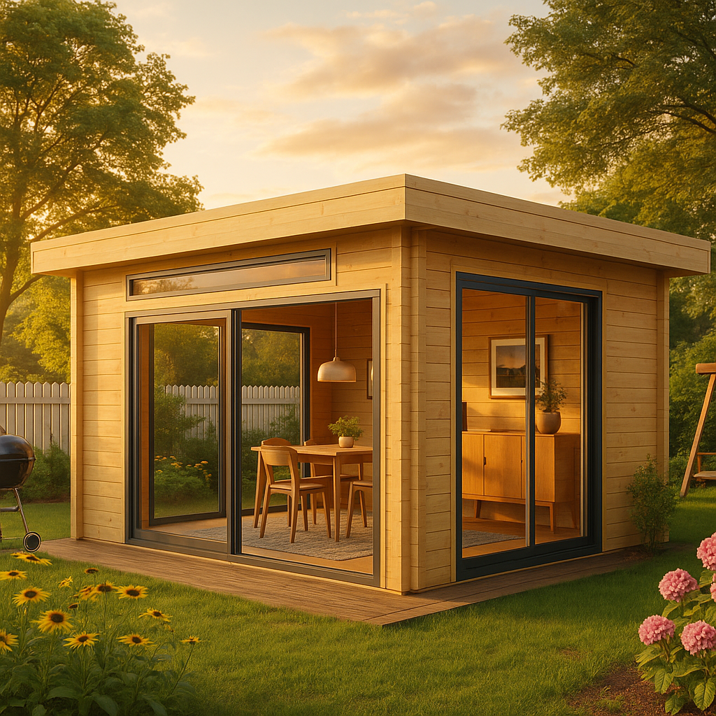 Fjordholz Gartenhaus Alu Concept Relax 44 B
