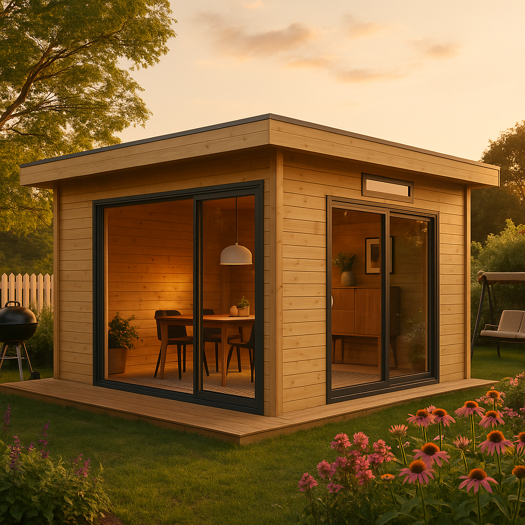 Fjordholz Gartenhaus Alu Concept Relax 44 B