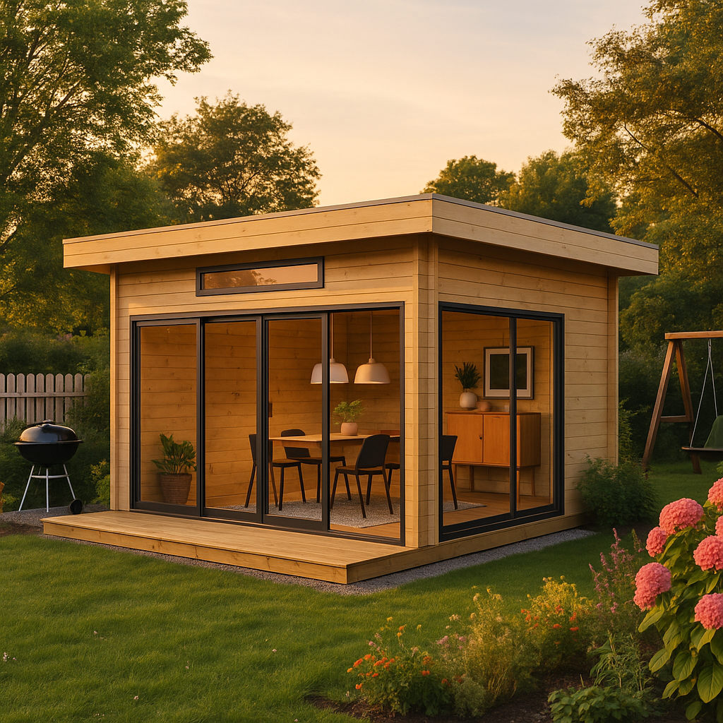 Fjordholz Gartenhaus Alu Concept Relax 44 B