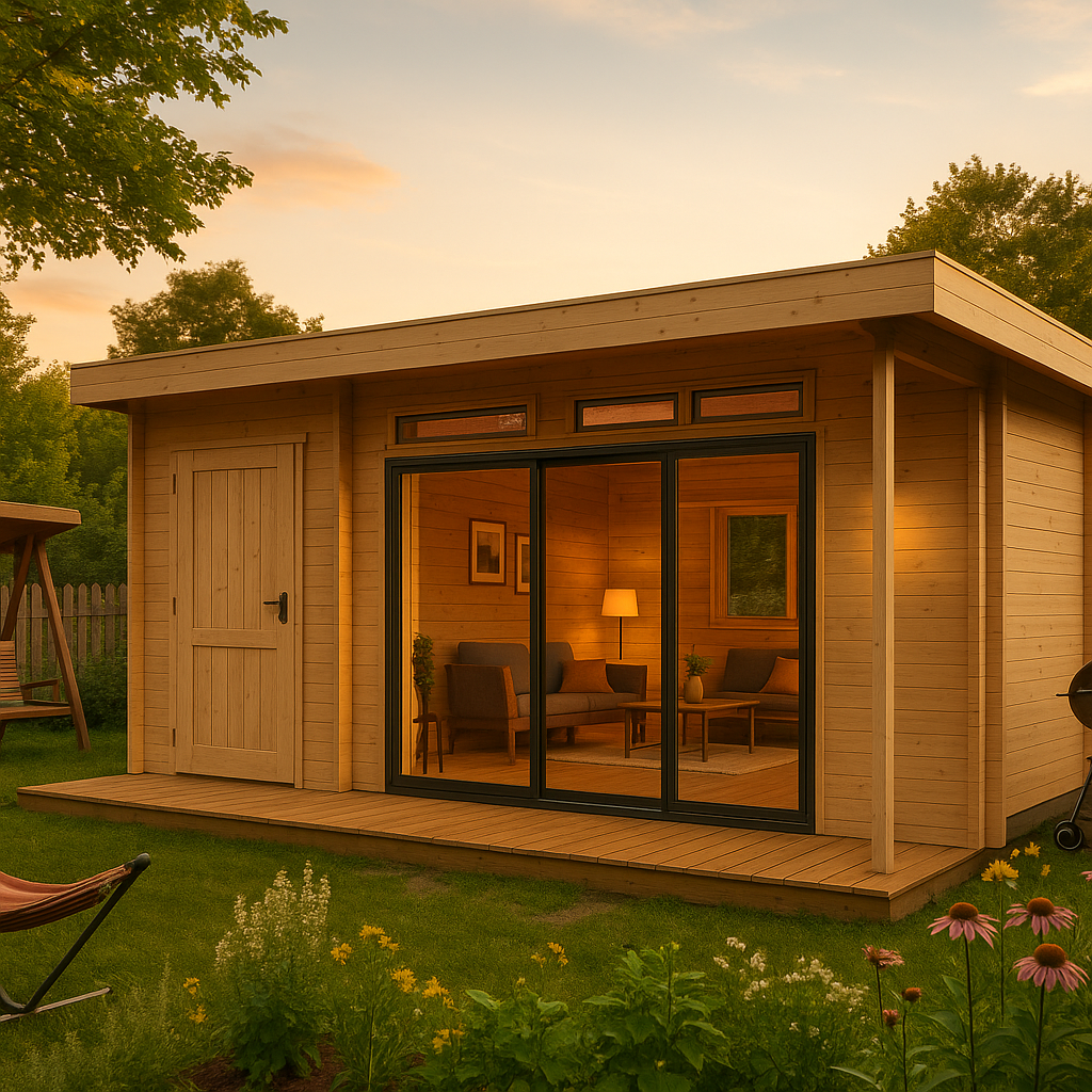 Fjordholz Gartenhaus Alu Concept Relax 44 C