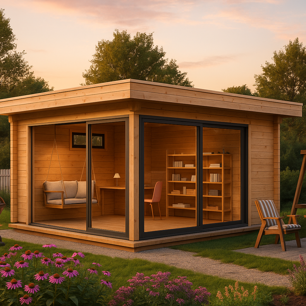 Fjordholz Gartenhaus Alu Concept Relax 70 A