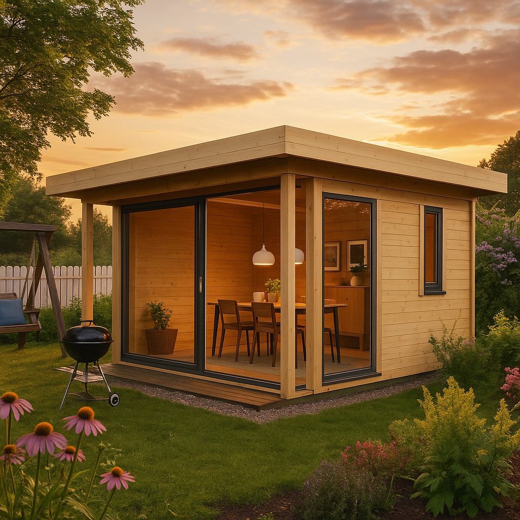Fjordholz Gartenhaus Alu Concept Relax 70 B