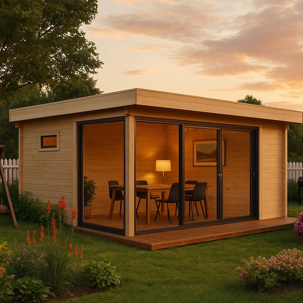 Fjordholz Gartenhaus Alu Concept Relax 70 B