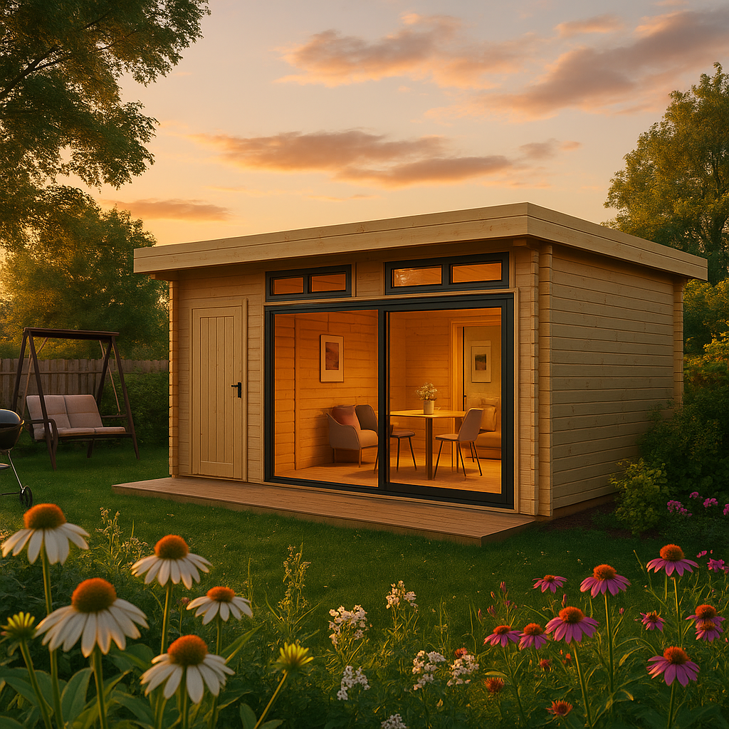 Fjordholz Gartenhaus Alu Concept Relax 70 C