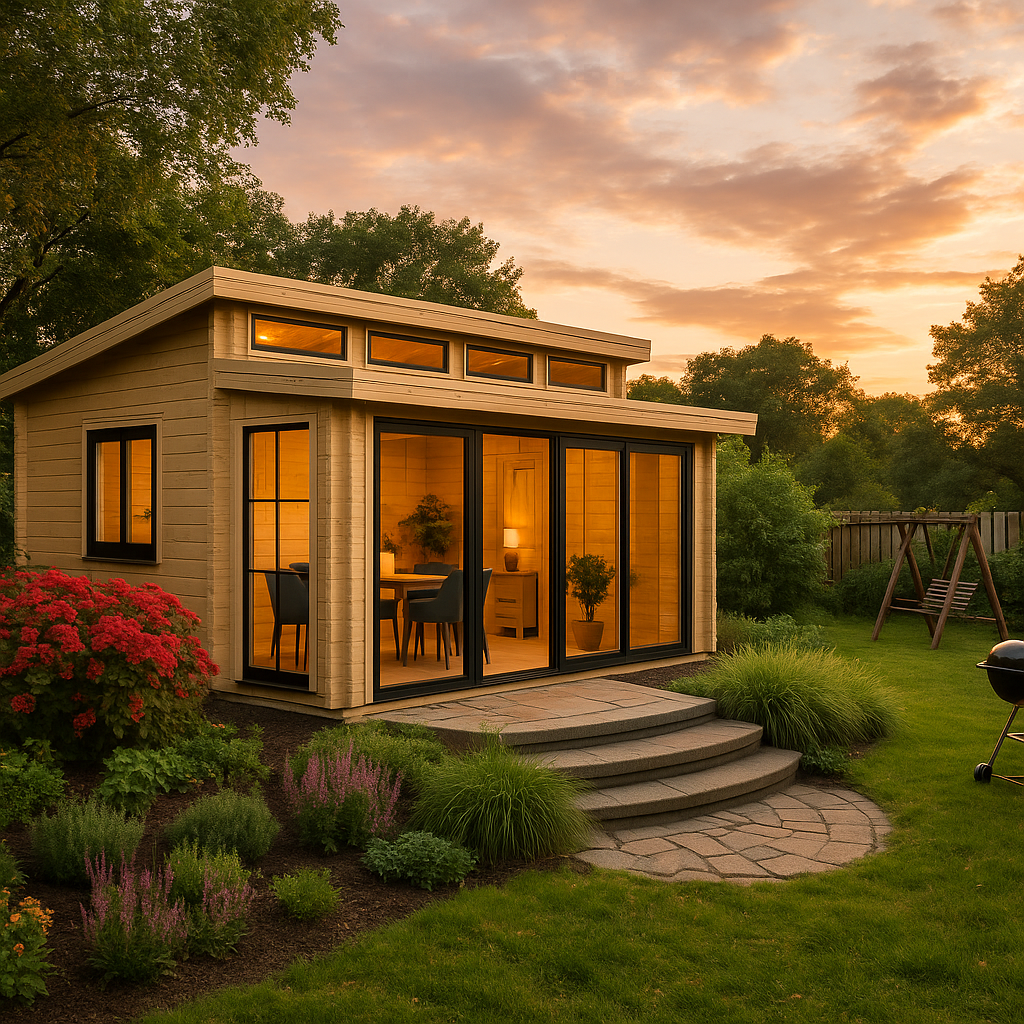 Fjordholz Gartenhaus Alu Concept Zürich 70