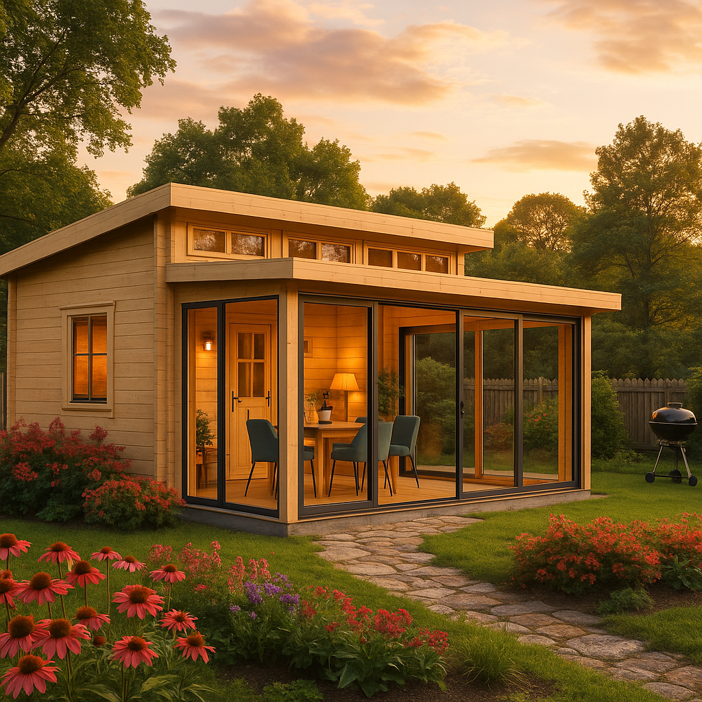 Fjordholz Gartenhaus Alu Concept Zürich 70