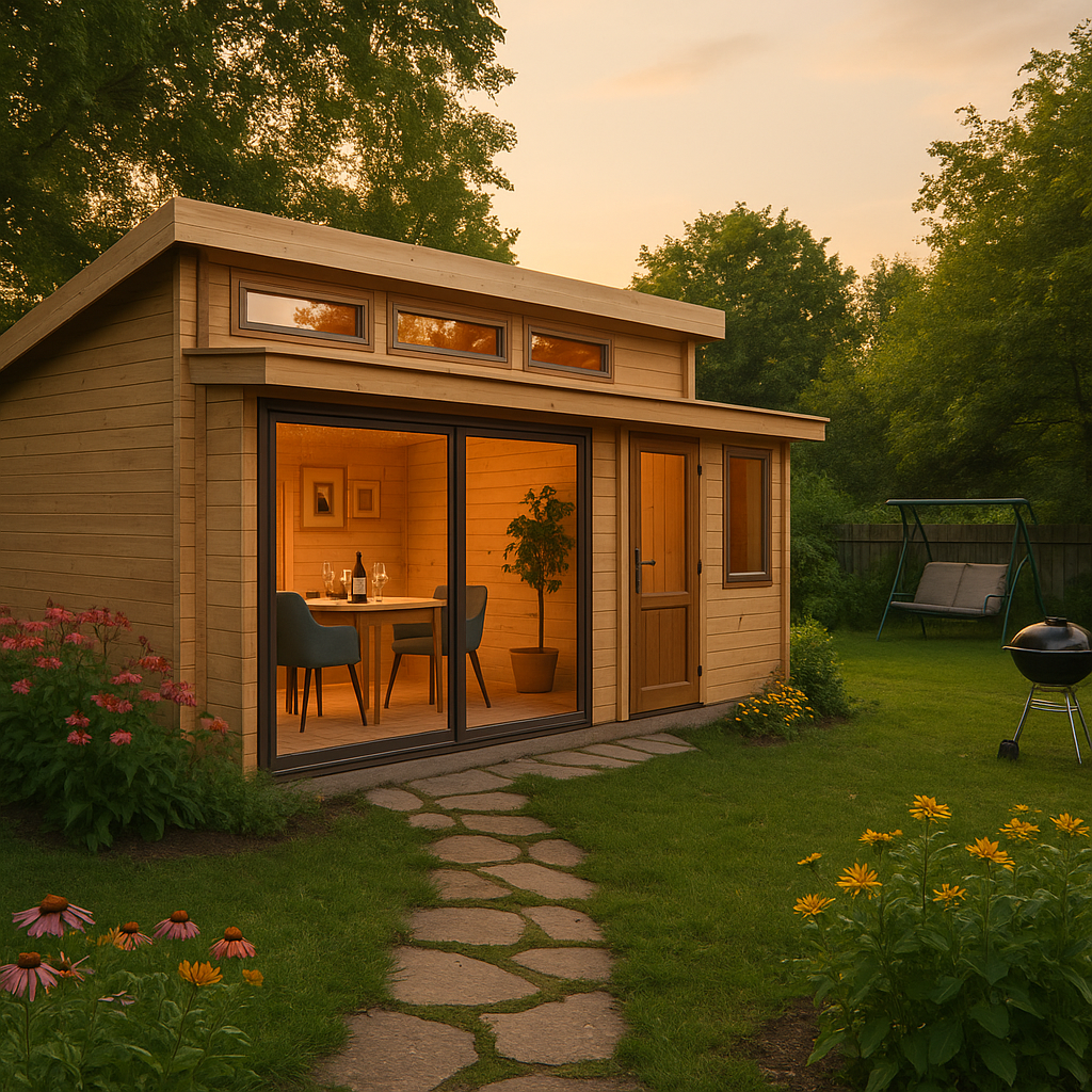 Fjordholz Gartenhaus Alu Concept Zürich 70